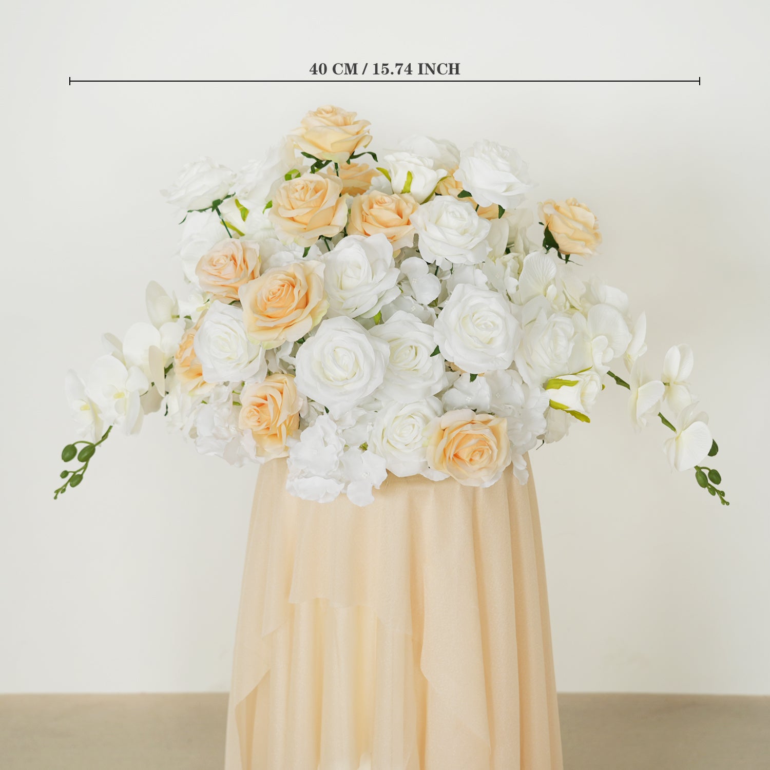 Champagne Crocus Wedding Event Floral Arch 16 picture